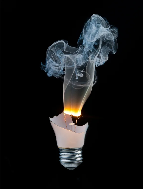 burned out bulb