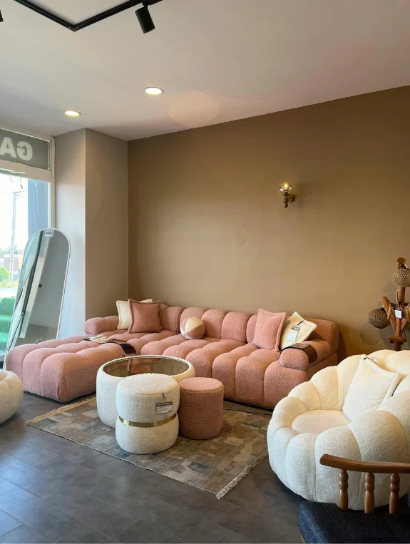All Furniture Pushed to Walls Creating Dead Center