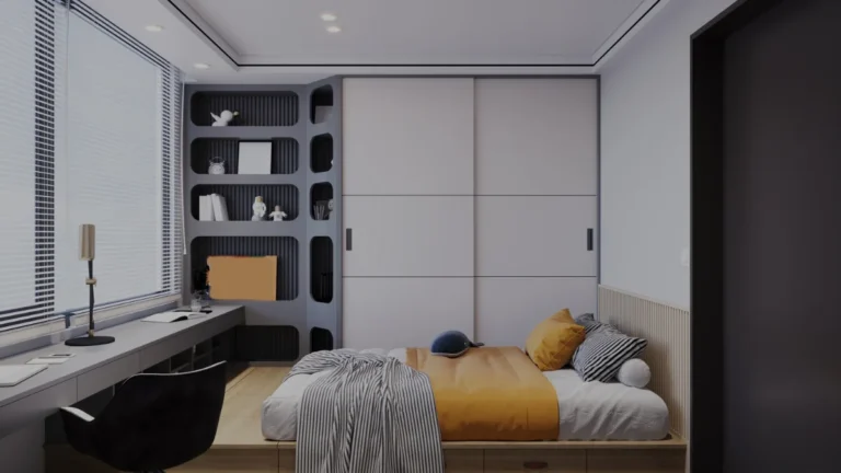 Apartment Bedroom Ideas With a Home Office Setup in the Corner That Actually Works