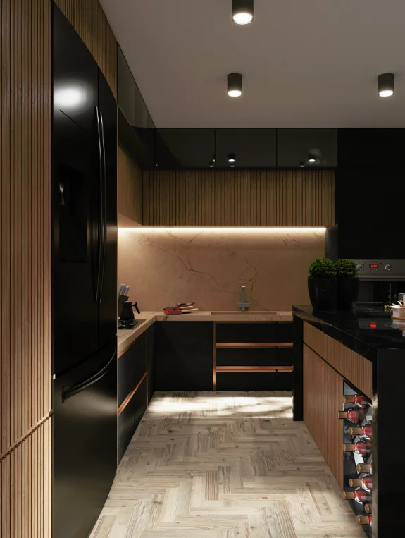 Building the Sage Green and Gold Kitchen Room by Room