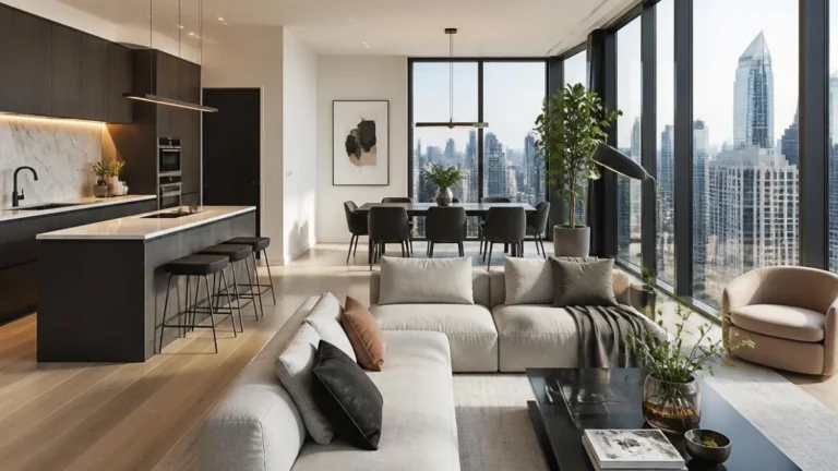 Sleek And Moody Together Create The Most Luxurious Modern Apartment