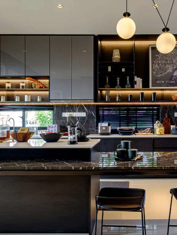 The Budget Sleek Moody Modern Apartment