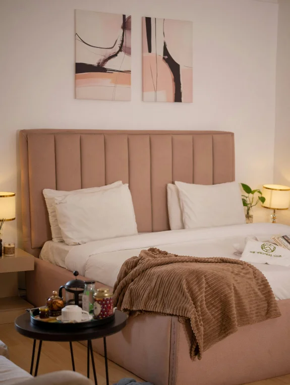 The Sandalwood and Cream Bedroom Elements