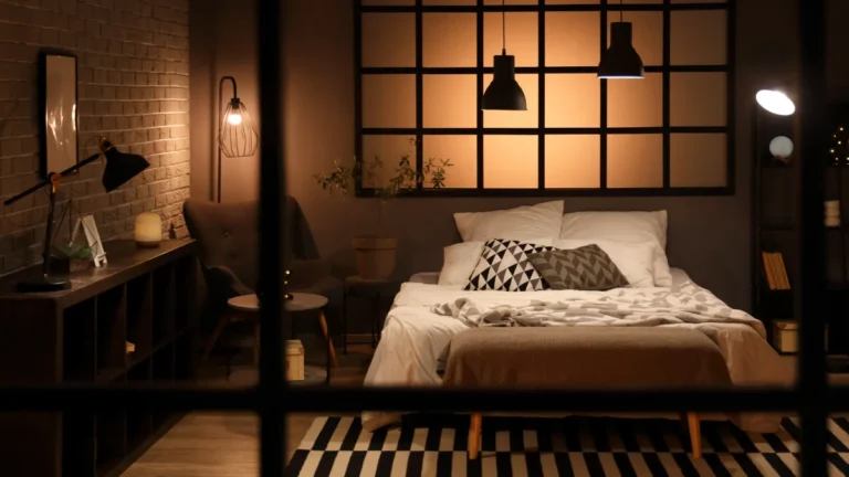 Warm Ambient Bedroom Apartment Lighting Setups