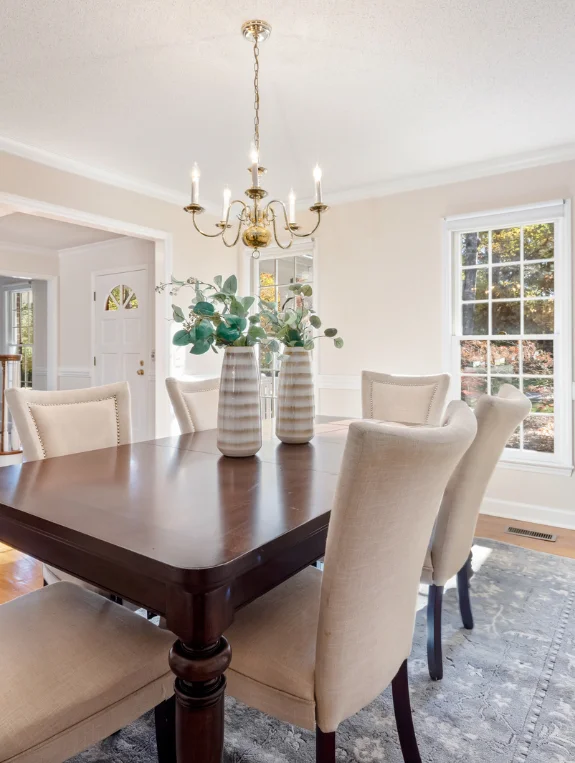 The Apartment Dining Area in a Snapshot