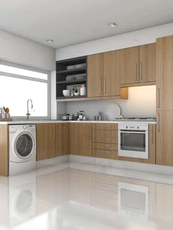 The Laundry Room Nook Solution for Apartments With Closet Laundry