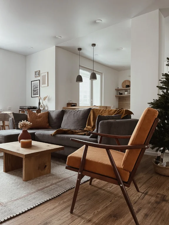 The Minimalist Baddie Living Room