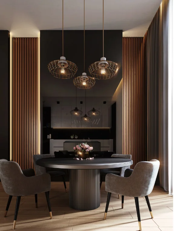 The Pendant Light That Defines the Dining Zone