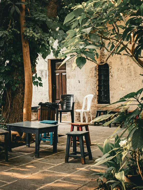 Mistake 4 — No Outdoor Rug Leaving Concrete Looking Institutional