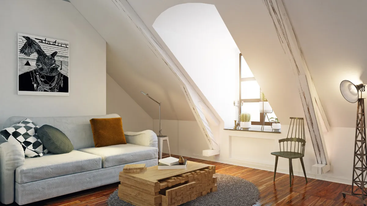 Organic Modern Attic Decor Ideas For Slanted Walls