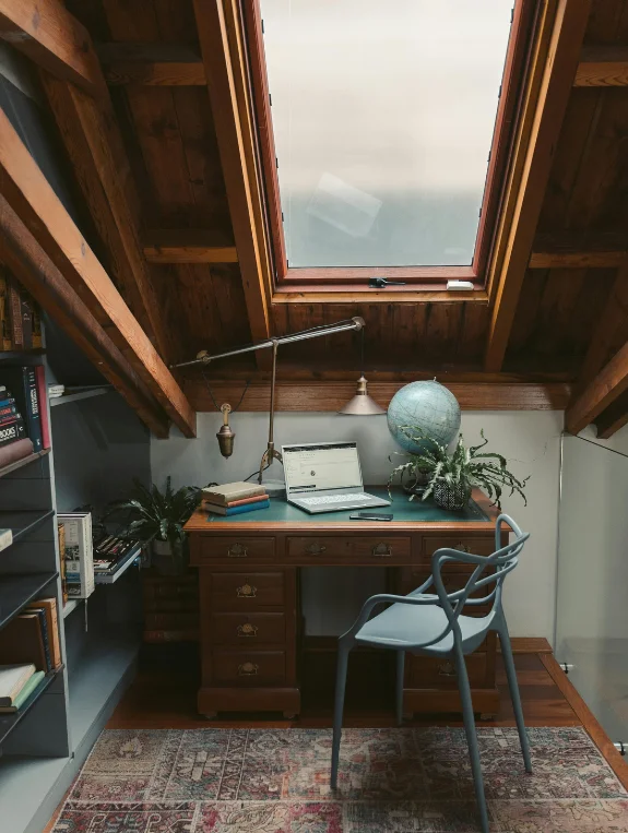 The Attic Is the Most Naturally Perfect Home Office Location