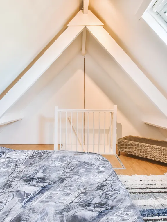 The Supporting Elements That Complete the Cozy Attic Fairy Light Room