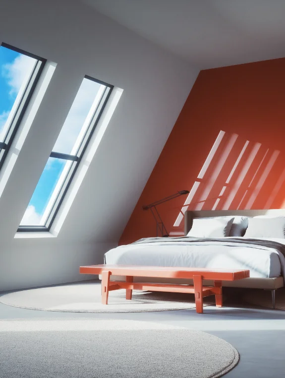 The White Unified Palette That Opens the Attic
